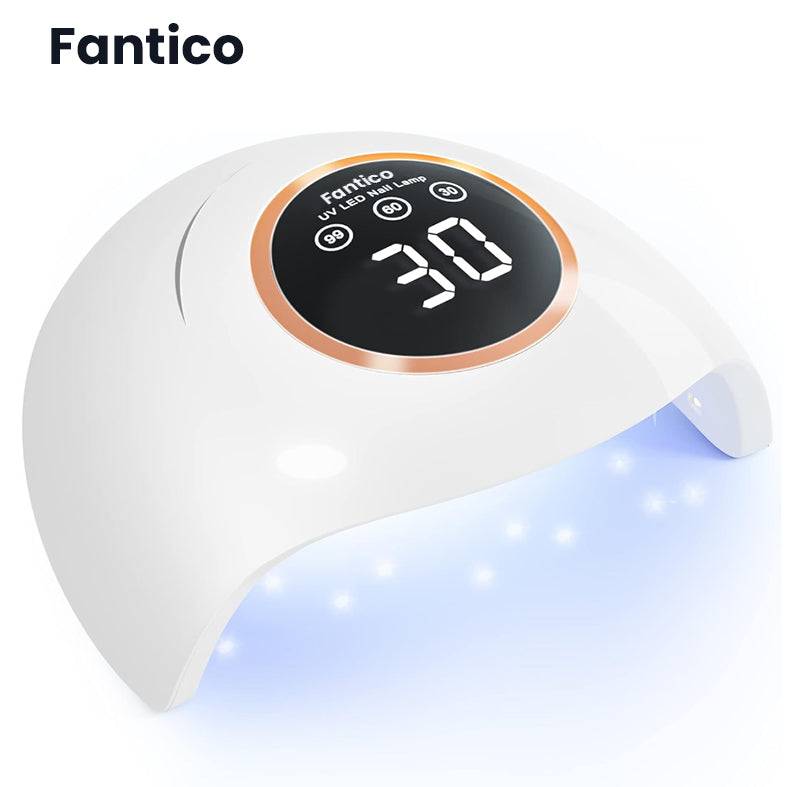 FANTICO UV LED Nail Lamp, Gel Nail Light for Nail Polish 48W UV Dryer with 3 Timers