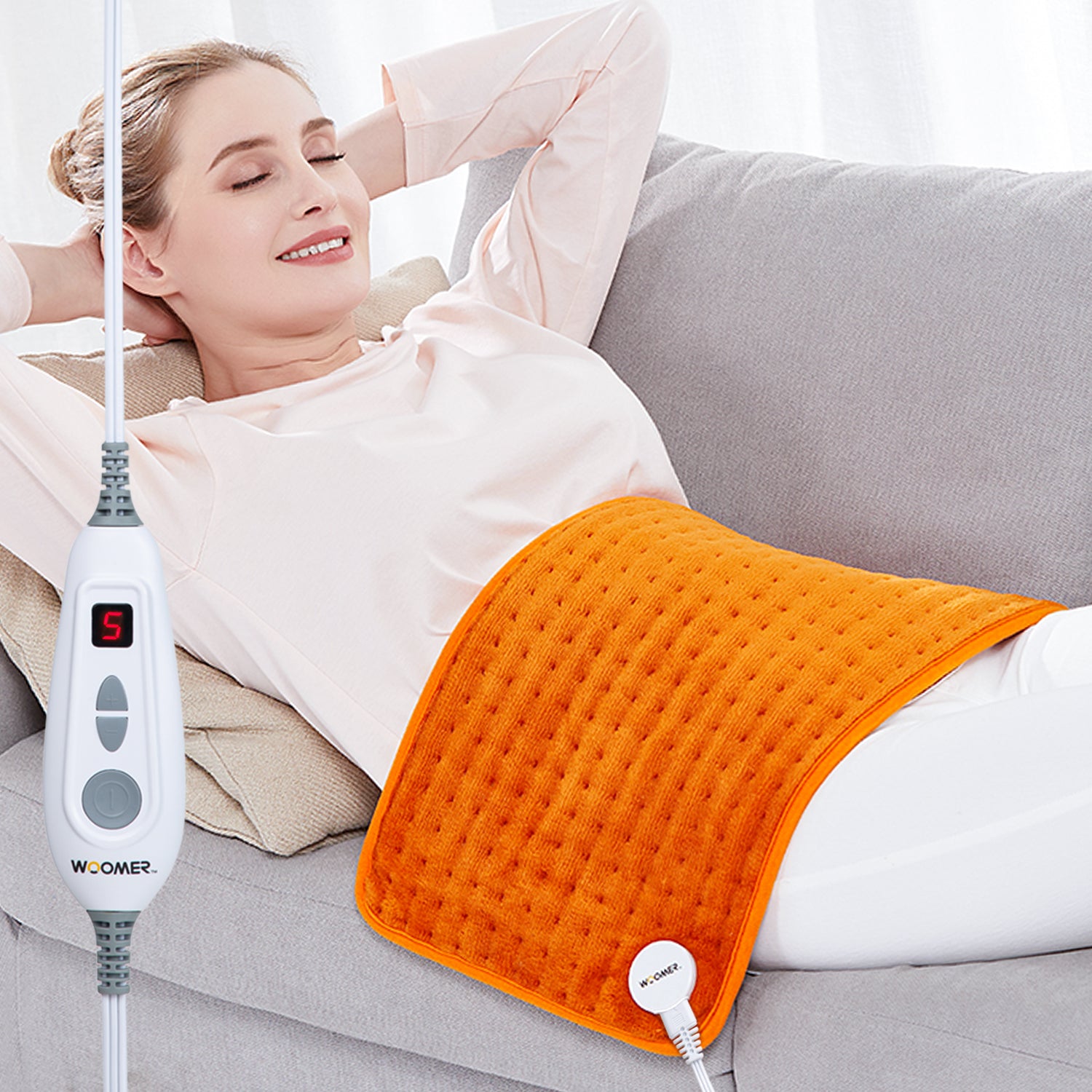 Electric heating pad - Pumpkin 12"x 24"