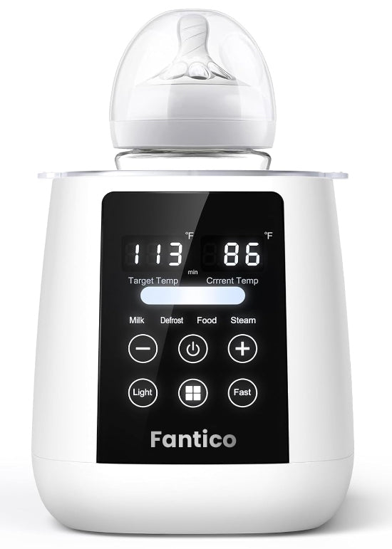 FANTICO Bottle Warmer, Fast Bottle Warmers for All Bottles with Timer, Accurate Temperature Control and Automatic Shut-Off, Multifunctional Bottle Warmer for Breastmilk