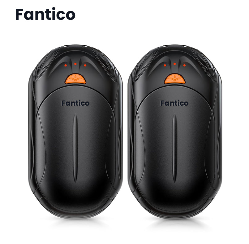 FANTICO Hand Warmers Rechargeable 2 Pack, AI Temperature Control Pocket Size Electric Handwarmers, Quick Charge Portable Hand Warmer Great Gift for Christmas Outdoors, Hunting, Golf, Camping