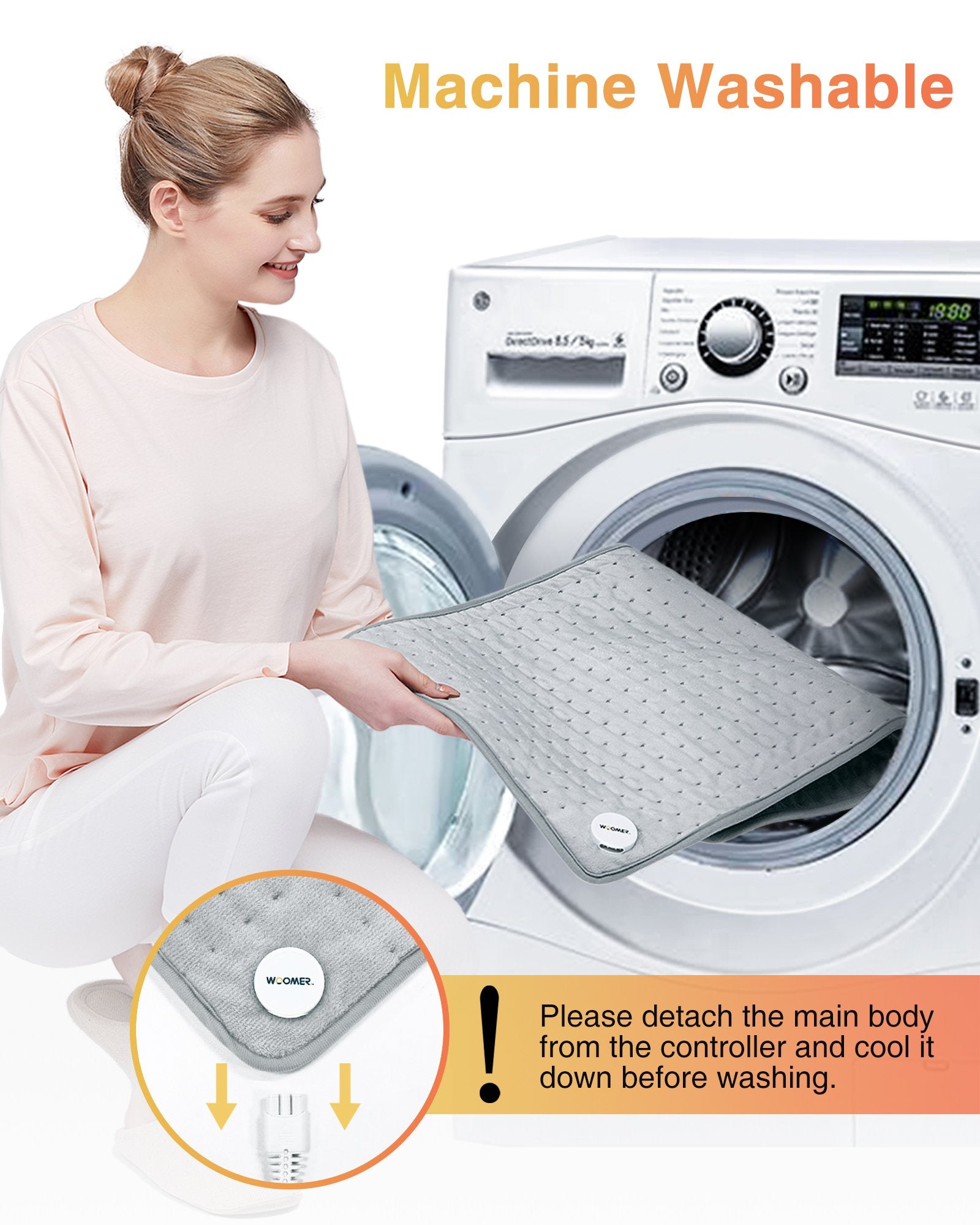 Gray Heating Pad