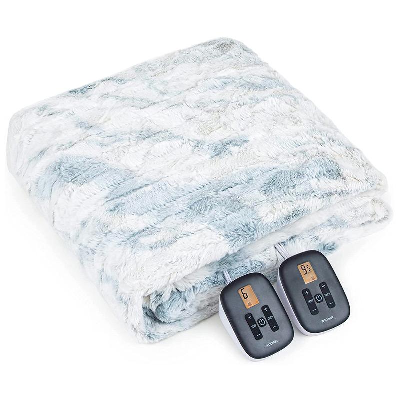 Electric Heating Blanket - Marble Blue 84"x 90"