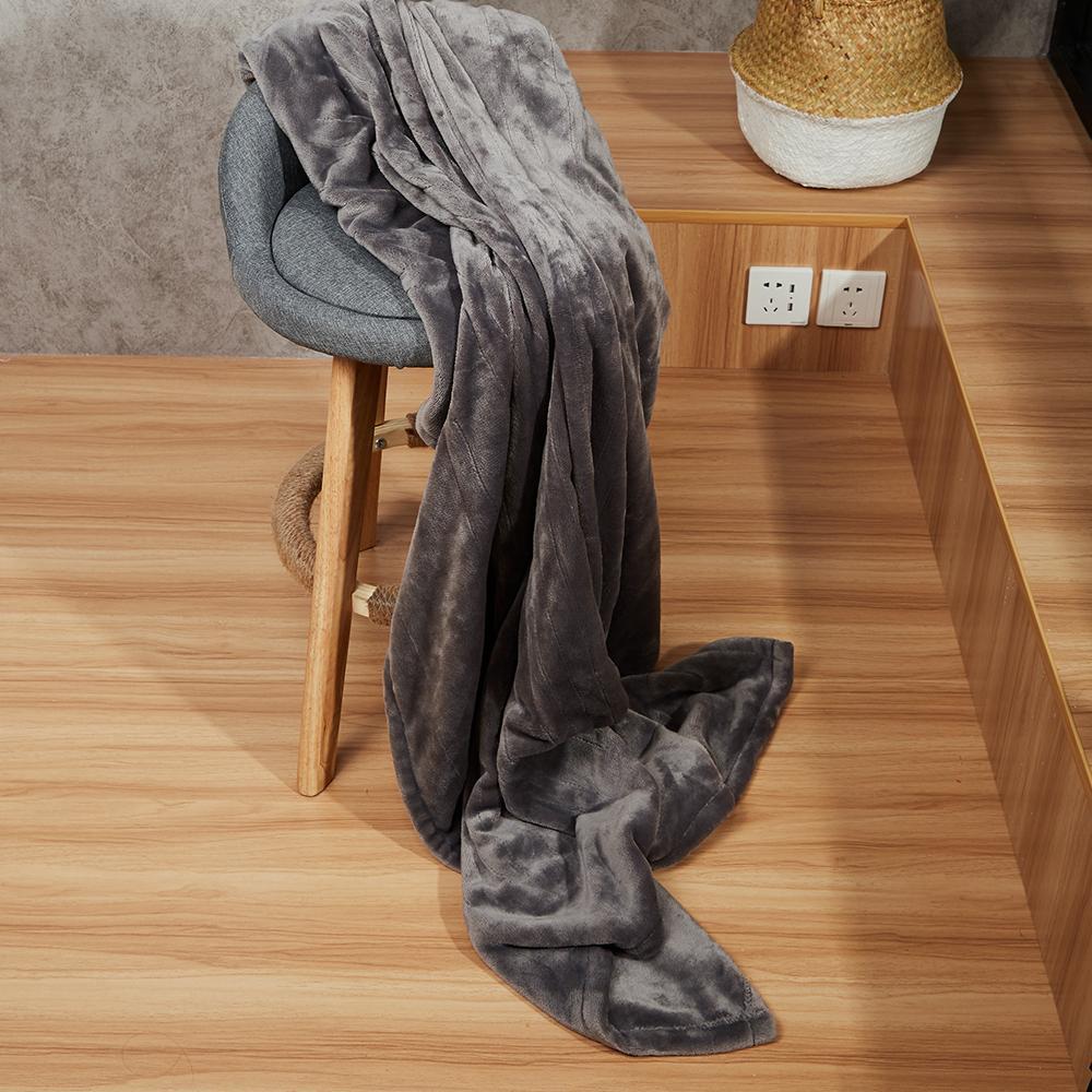 Electric Heating Blanket - Gray-84"x 90"