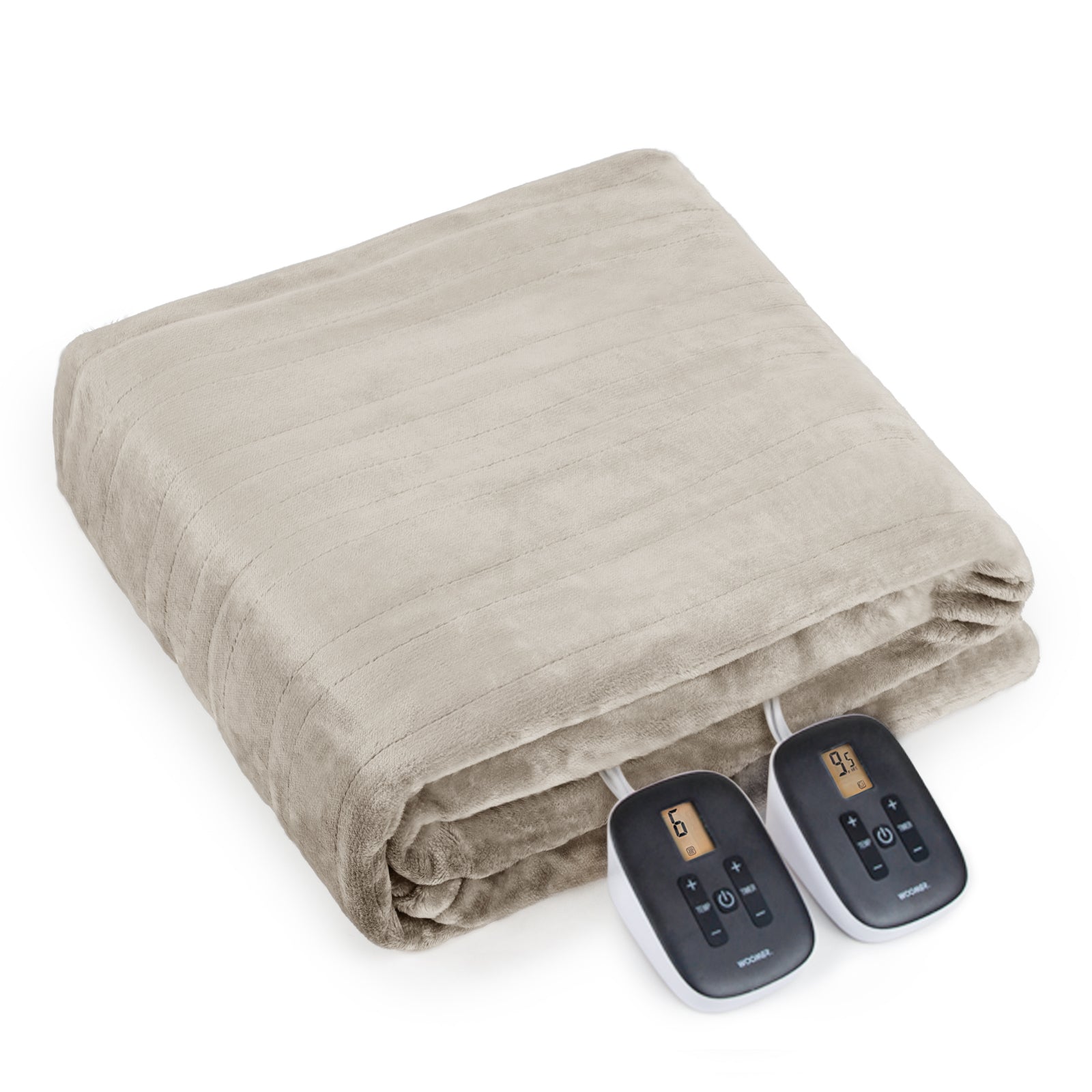 Electric Heating Blanket - Taupe 84"x 90"
