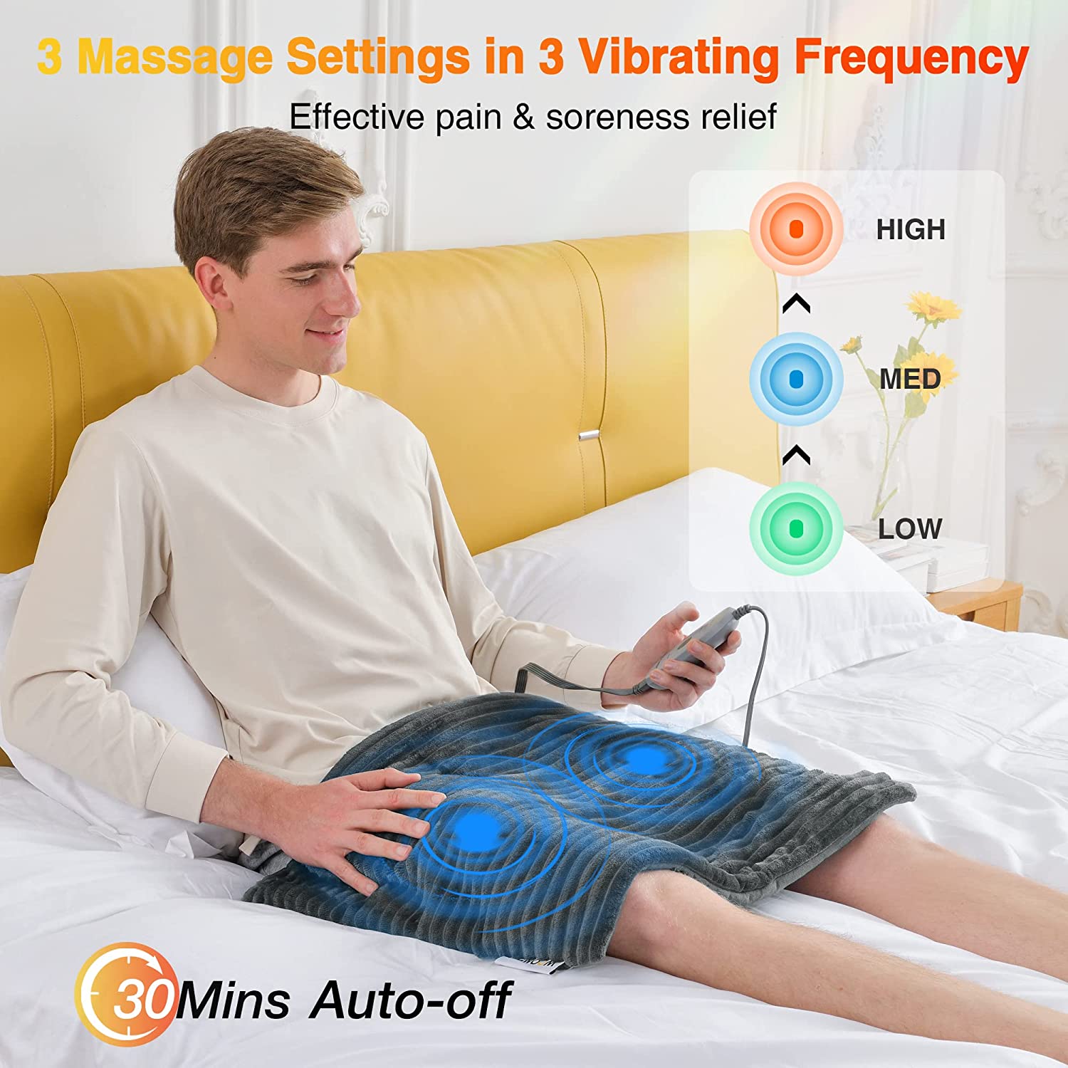 [NEW] Weighted Massage Heating Pad - 20'' x 24''