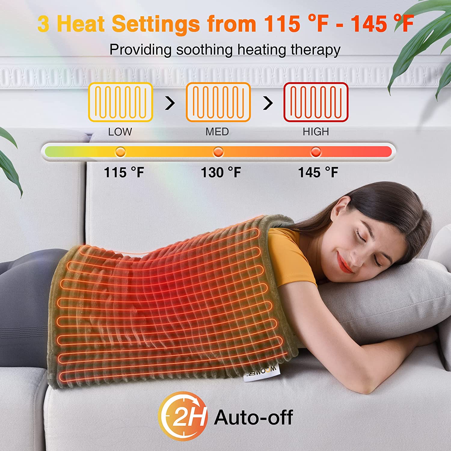 [NEW] Weighted Massage Heating Pad - 20'' x 24''