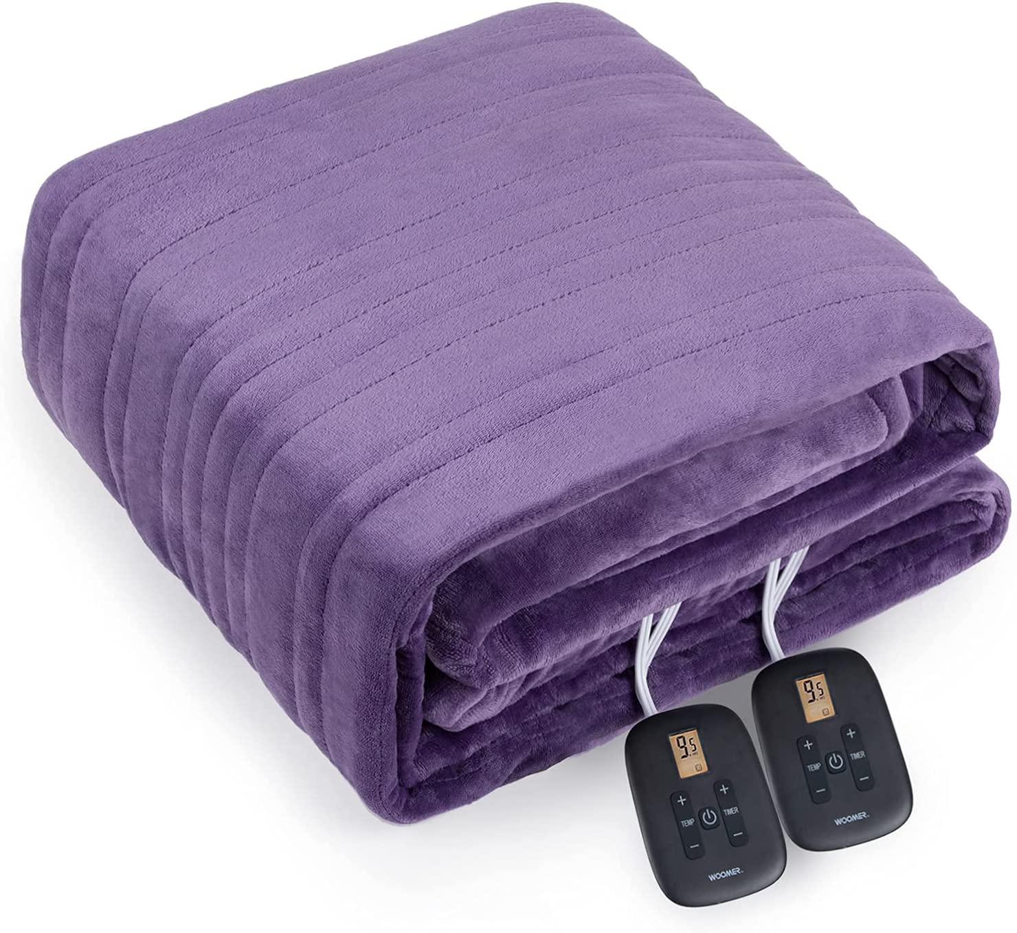 Electric Heating Blanket - Purple 84"x 90"