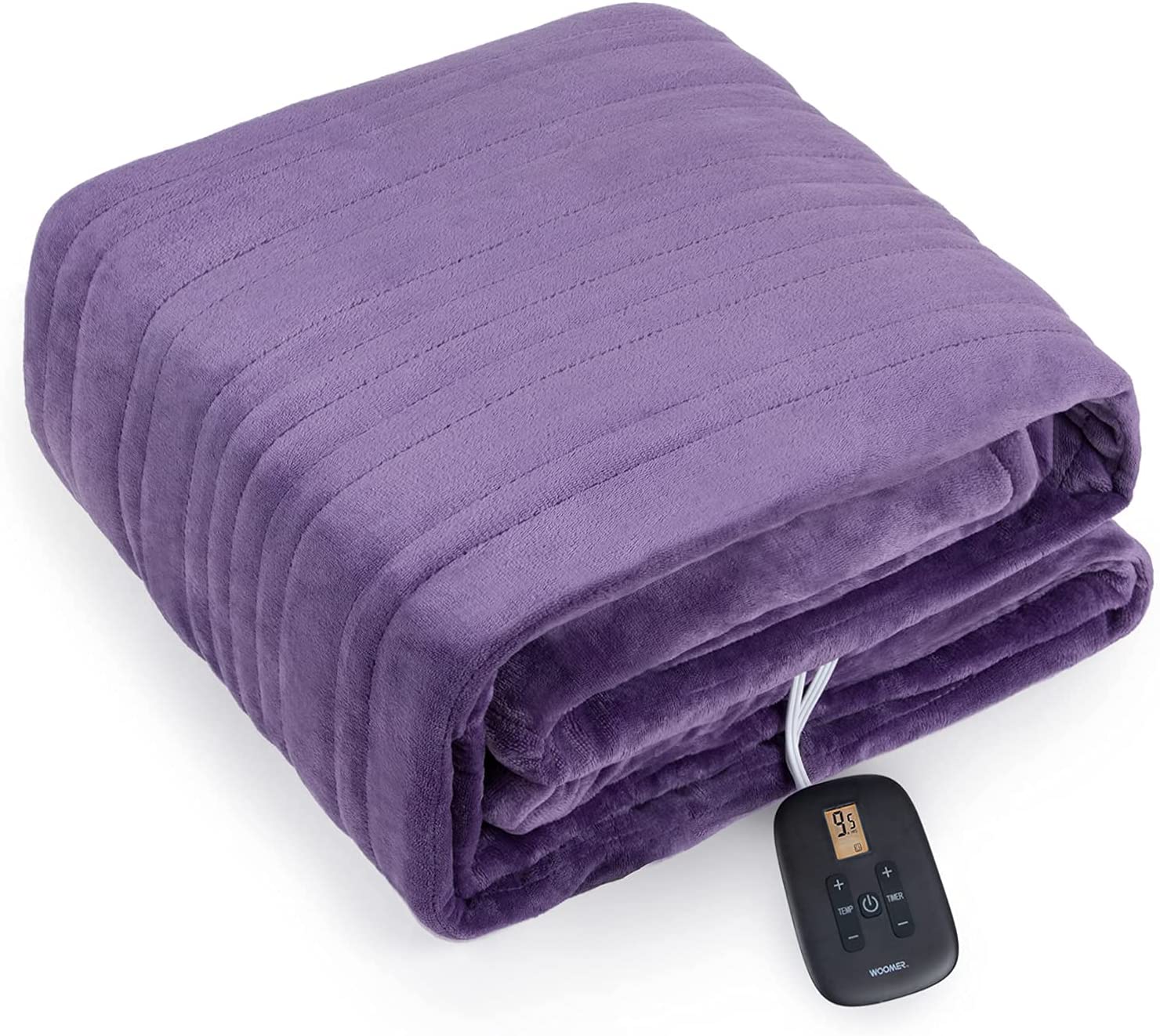 Electric Heating Blanket - Purple 62"x 84"
