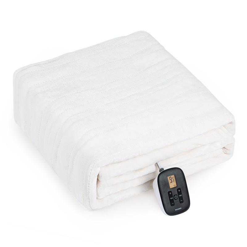 Electric Heating Blanket - White 77"x 84"